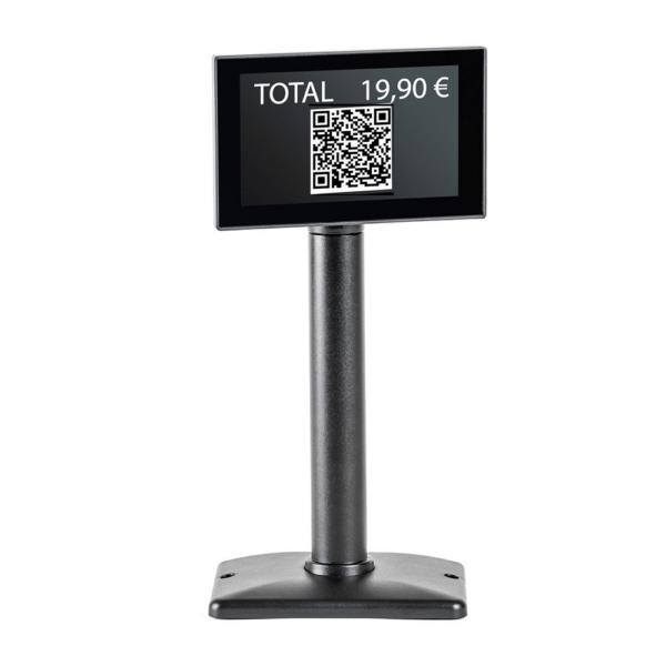 Afficheur client avec QR Code