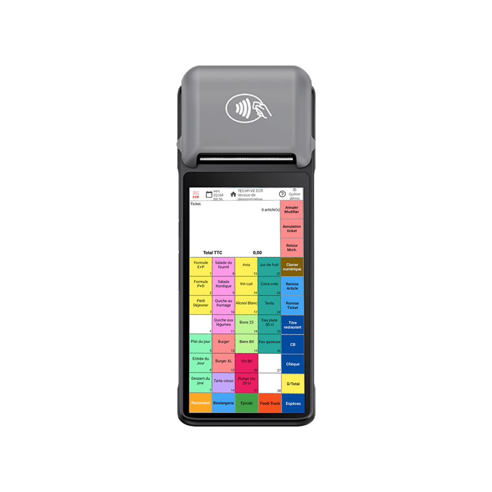 Système d'encaissement mobile Techfive ECR-76